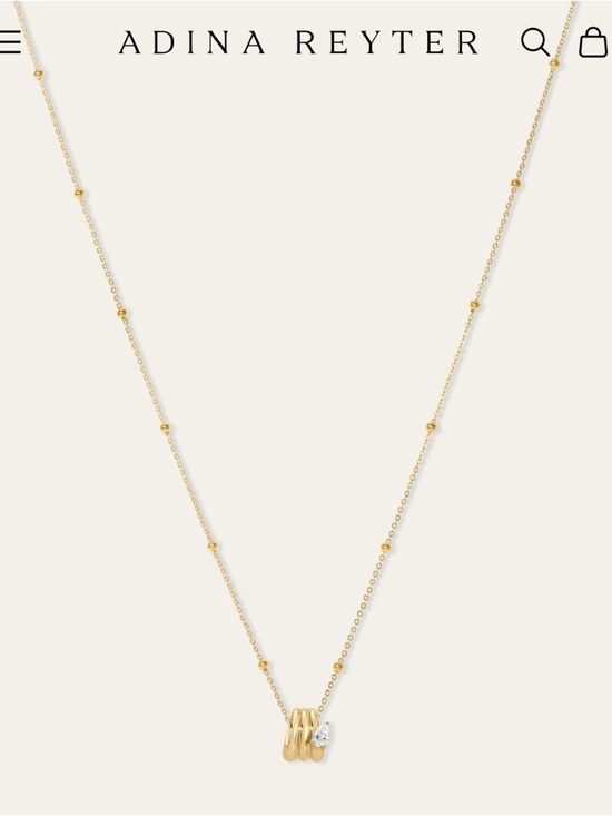 Adina Reyter Jewelry - ADINA REYTER Groovy Era Mini Bead Necklace on Saturn Chain